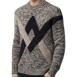 Vintage Saturdays Cosby Sweater 90s Hip Hop Textured Knit 100% Acrylic XL